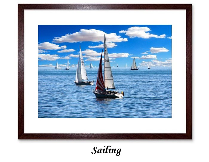 Sailing Boat Framed Print